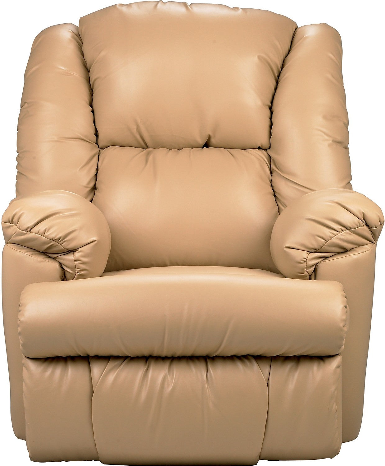 Canadian Made Bmaxx 40" Taupe Bonded Leather Power Reclining Chair