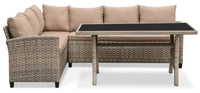 Frankfort 3-Piece Patio Sectional Dining Package