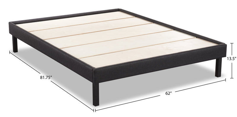 Breeze Queen Platform Base - Dark Grey