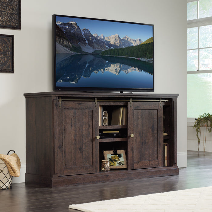 New Grange 65\" TV Stand – Coffee Oak