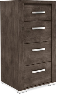 Monaco 4-Drawer Chest – Anthracite Grey