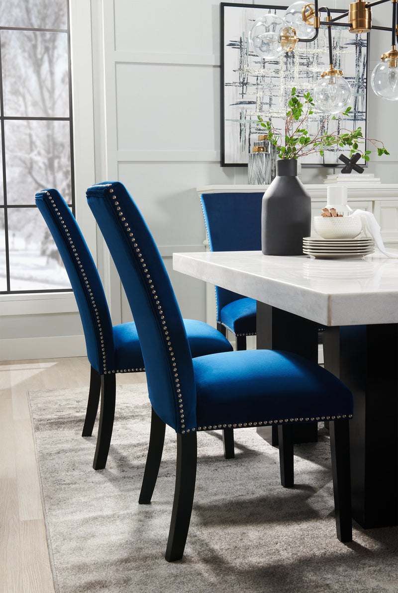 Cami 7Piece Dining Set Blue The Brick
