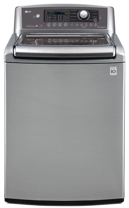 LG 5.6 Cu Ft. High-Efficiency Top-Load Washer with NFC Tag On™ - Graphite Steel