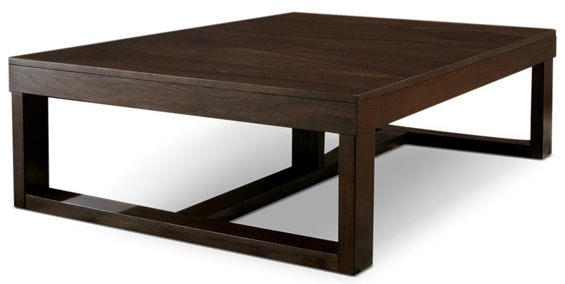 Watson Coffee Table - Contemporary style Coffee Table in Dark Brown Wood
