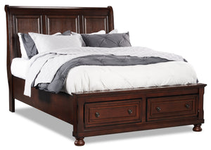 Chelsea Queen Storage Bed|Grand lit Chelsea avec pied de lit de rangement|CHELCQBD