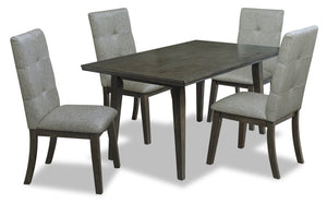 Chelsea 5-Piece Dining Package - Grey Brown