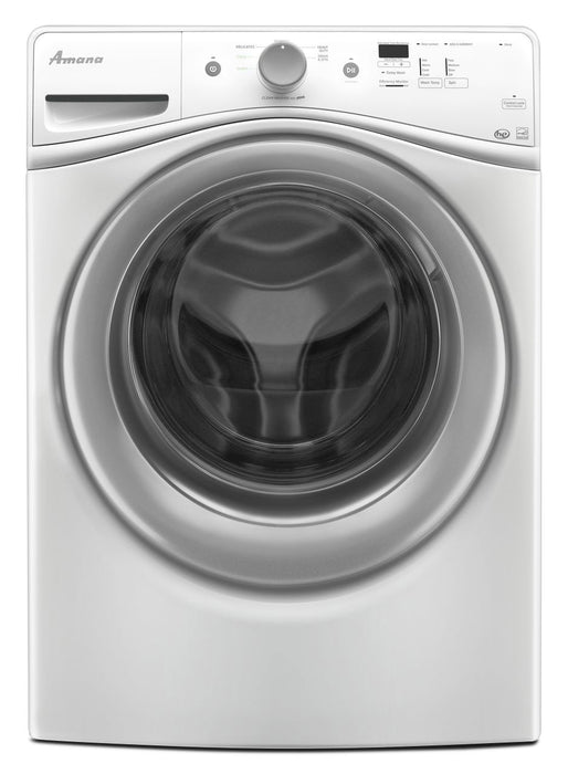 Amana 4.8 Cu. Ft. Front Load Washer and 7.4 Cu. Ft. Gas Dryer - White