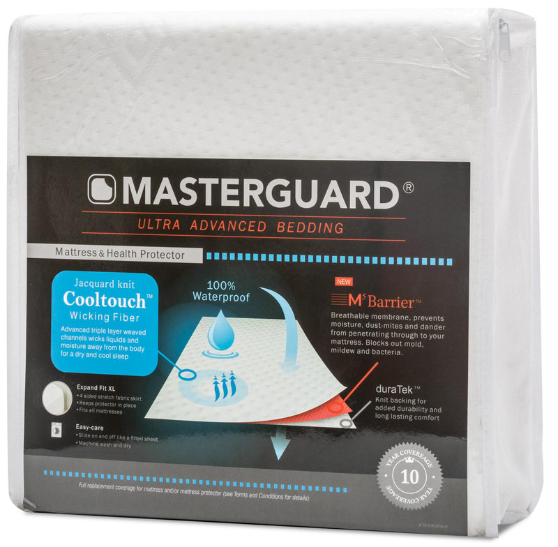 Masterguard Padding Masterguard® Cooltouch™ Full Mattress Protector - The Brick