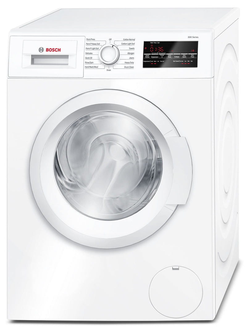 Bosch 300 Series 2.2 Cu. Ft. Compact Front-Load Washer - WAT28400UC - Washer in White