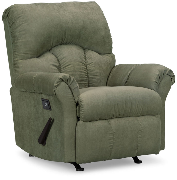 Recliner 6734 Microsuede Massage Chair - Fern