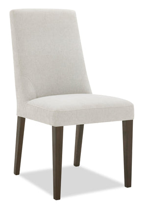 Cora Dining Chair with Polyester Fabric - Taupe
