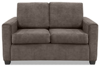 Becca Chenille Loveseat – Charcoal