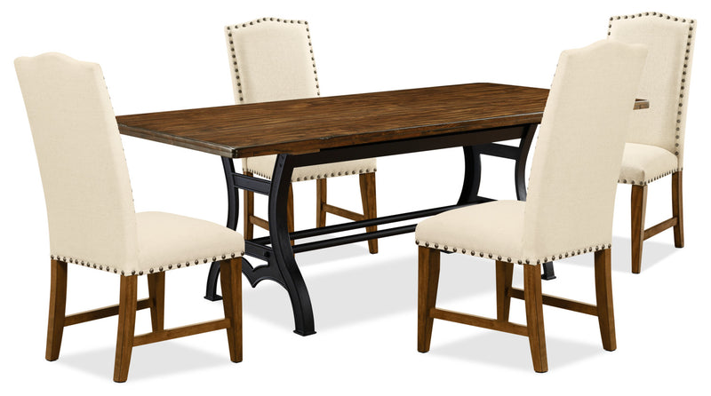 Alpine 5-Piece Dining Package – Beige