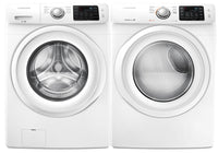 Samsung 5.2 Cu. Ft. Front-Load Washer and 7.5 Cu. Ft. Electric Dryer