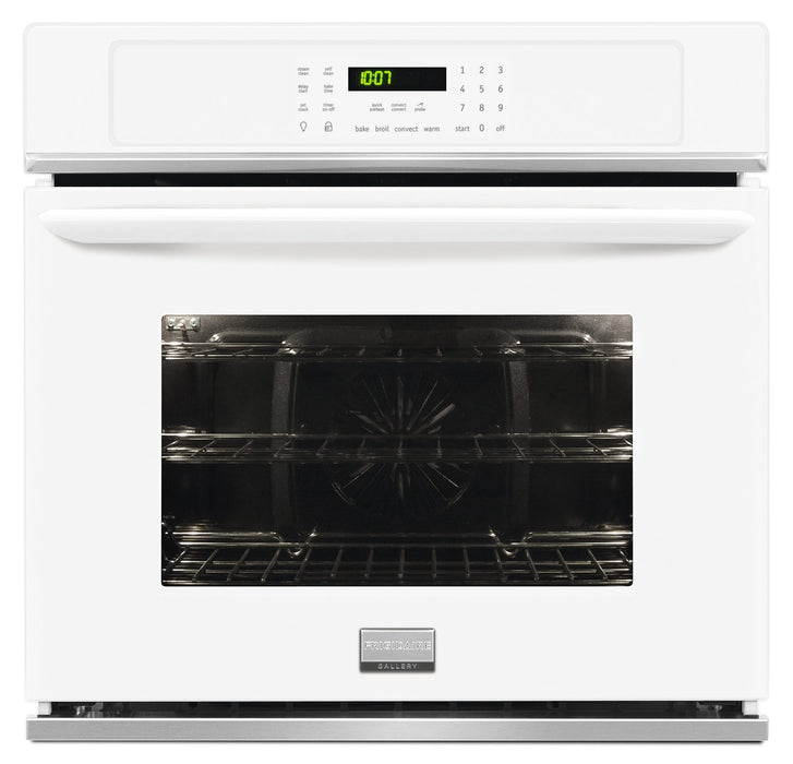 Frigidaire Gallery 27\" Electric Convection Single Wall Oven - White