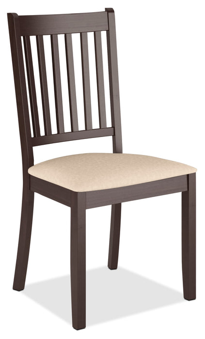 Atwood Dining Chair with Microfibre Seat - Beige