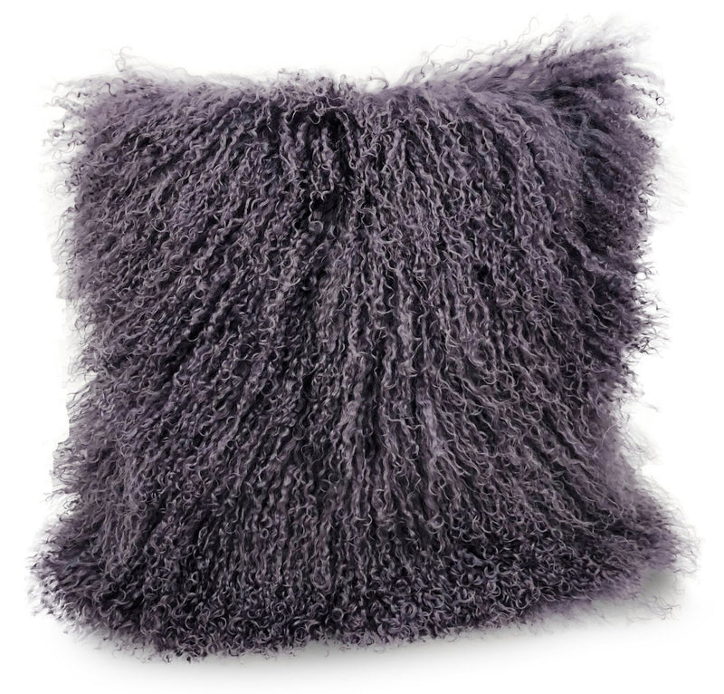Mongolian 16" Square Accent Pillow - Lavender
