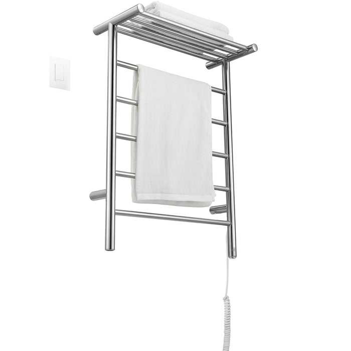 Ancona Miazzo 5-Bar Electric Wall Mount Towel Warmer with Wi-Fi Timer - AN-5445-WF01