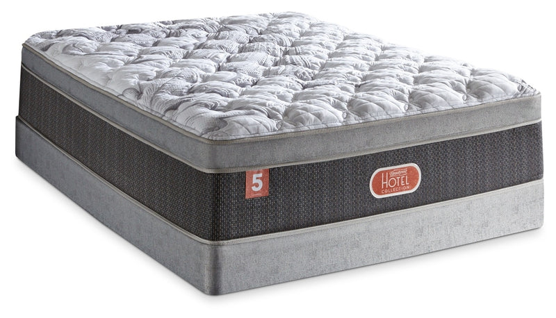 Beautyrest® Hotel Diamond 5 Plush Euro-Top Low-Profile Split Queen Mattress Set