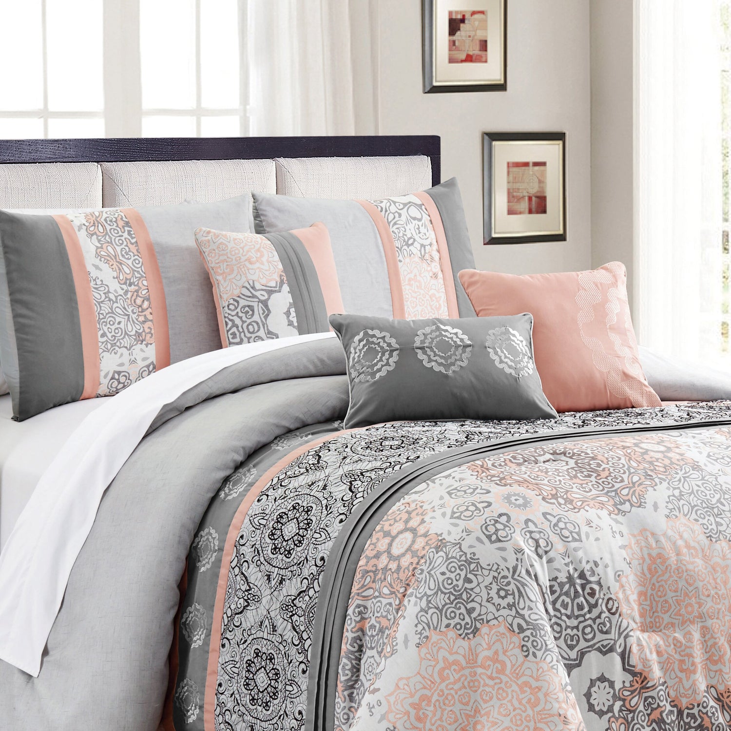 Cococozy King Size 3-Piece Reversible Comforter Set – Bouclé Texture, Multi-Color