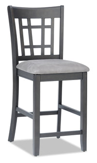 Dena Counter-Height Dining Chair - Grey-Brown 
