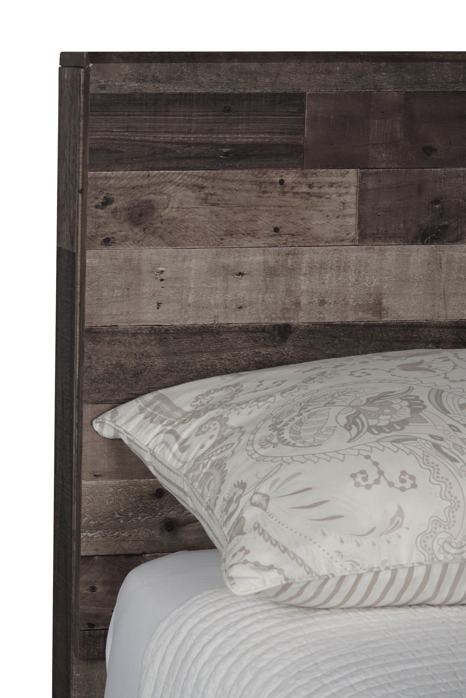Derekson Panel Headboard Grey Queen Size