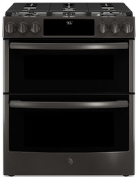 GE 6.7 Cu. Ft. Slide-In Double Oven Convection Gas Range – PCGS960BELTS