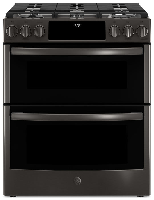 GE 6.7 Cu. Ft. Slide-In Double Oven Convection Gas Range – PCGS960BELTS