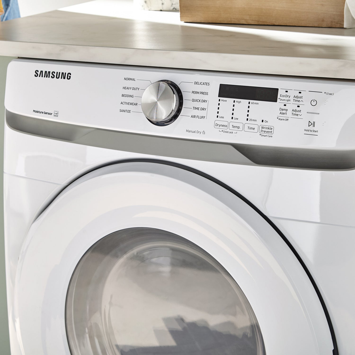 Samsung Electric Dryer White Stackable