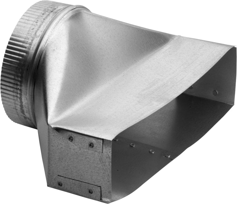 Broan 3.25\" x 14\" to 7\" Round Transition – T460