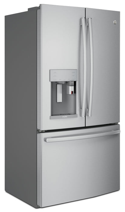 GE 27.7 Cu. Ft. French-Door Refrigerator with Keurig® Brewing System – PFE28PSKSS