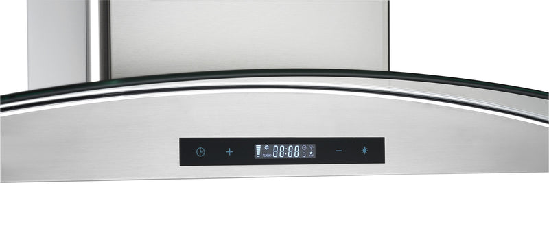 Ancona IGCB636 36\" Island Glass Stainless Steel Range Hood - AN-1406