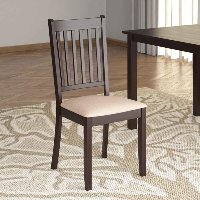 Atwood Dining Chair with Microfibre Seat - Beige