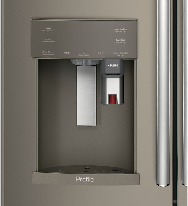 GE 27.7 Cu. Ft. French-Door Refrigerator with Keurig® K-Cup® Brewing System – PFE28PMKES