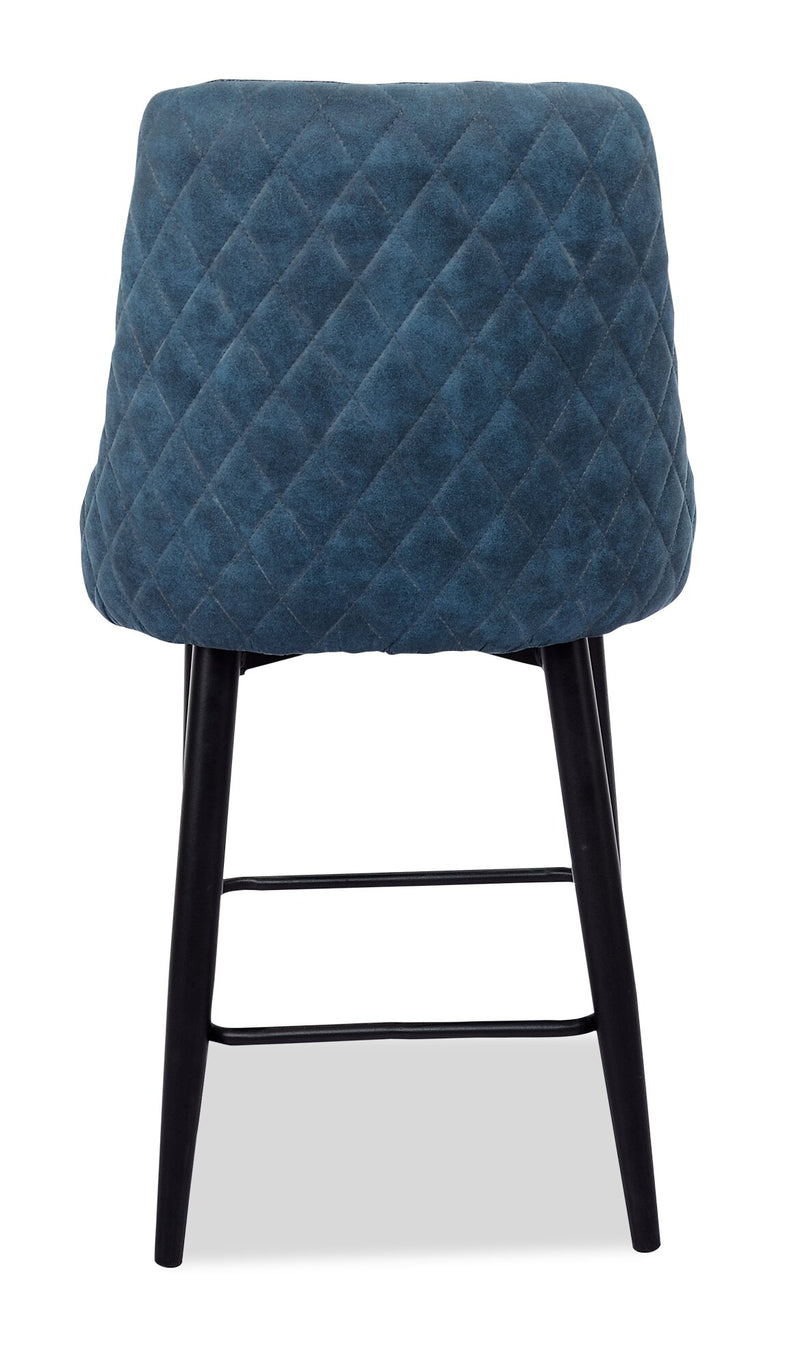 Eden Counter-Height Stool - Blue | The Brick