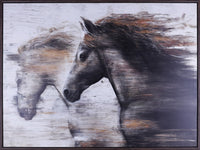 Horse Framed Canvas - 49