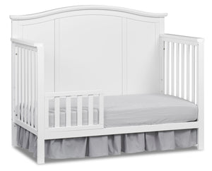 Emerson Convertible Crib/Toddler Bed Package - Snow White