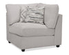 Evolve Linen-Look Fabric Modular Corner Chair - Light Grey