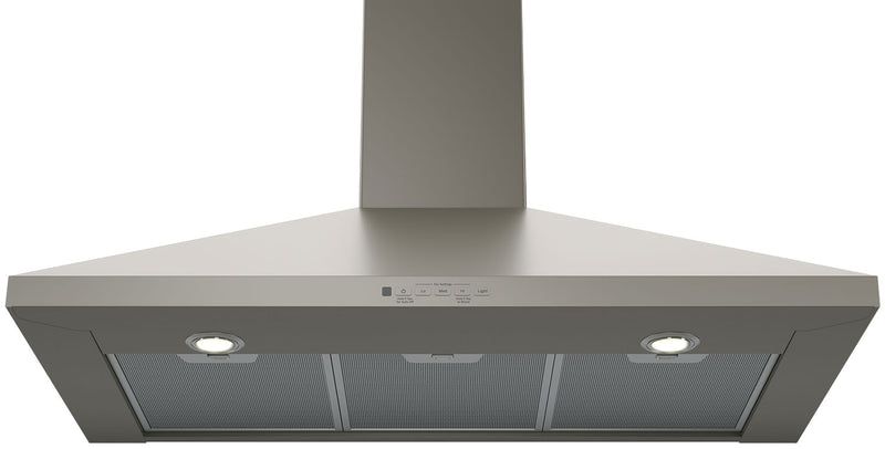 GE 36\" Wall-Mount Pyramid Chimney Range Hood – JVW5361EJESC