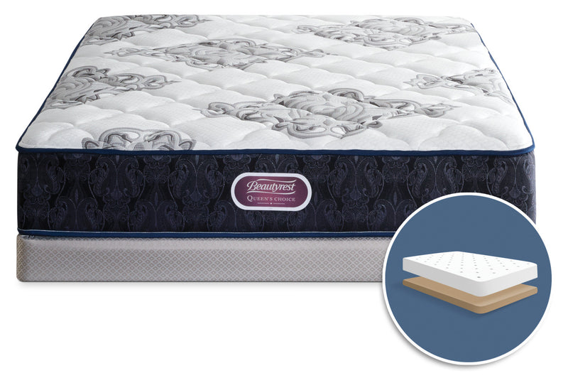 Simmons Beautyrest Queen's Choice Monarch Firm Low-Profile Full Mattress Set