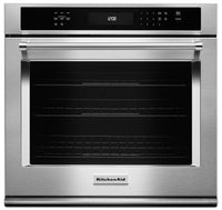 KitchenAid 5.0 Cu. Ft. Single Wall Oven with Even-Heat™ True Convection - KOSE500ESS