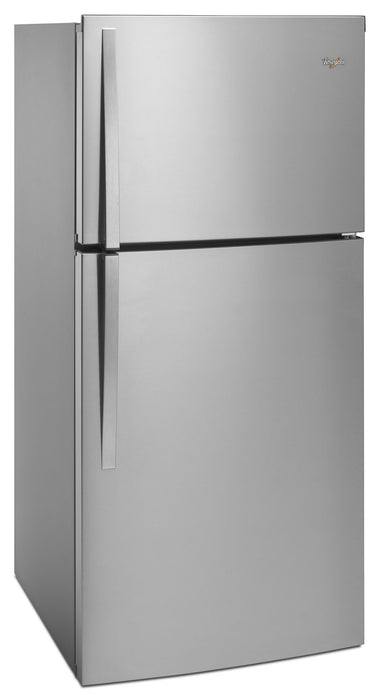 Whirlpool 30\" 19.2 Cu. Ft. Top-Mount Refrigerator - Monochromatic Stainless Steel - WRT549SZDM