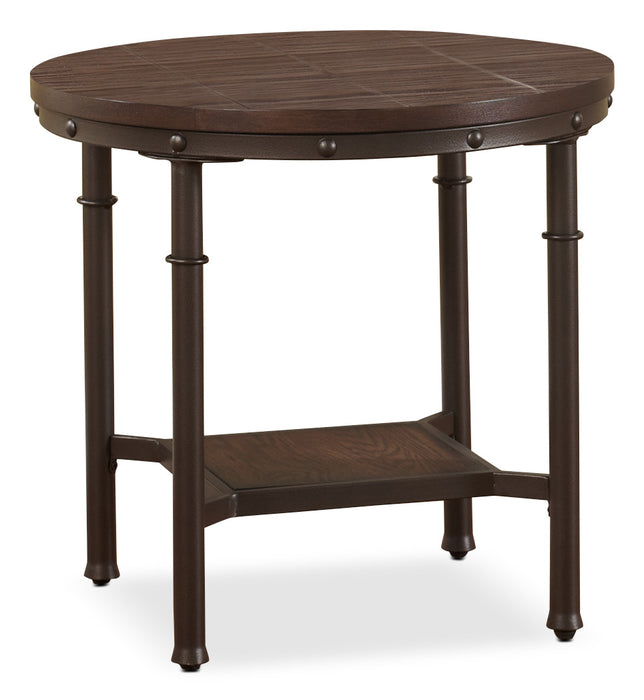 Sandling 3-Piece Coffee and Two End Tables Package - Brown
