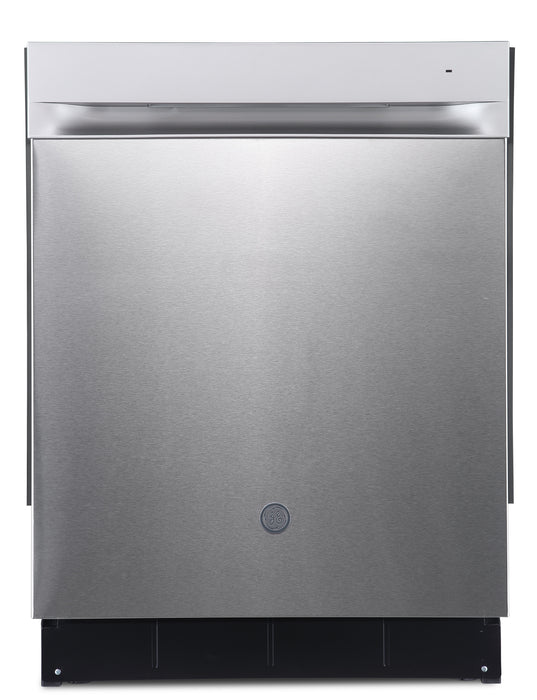GE 24\" 52 dBA Built-In Top-Control Dishwasher with Steam Pre-Wash - Stainless - GBP534SSPSS