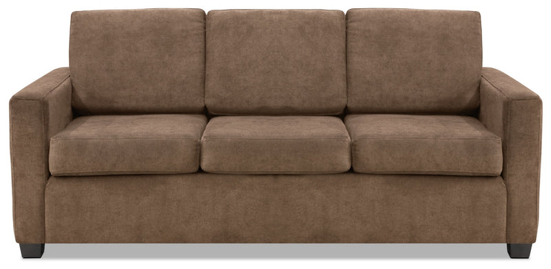 Becca Chenille Sofa – Cappuccino
