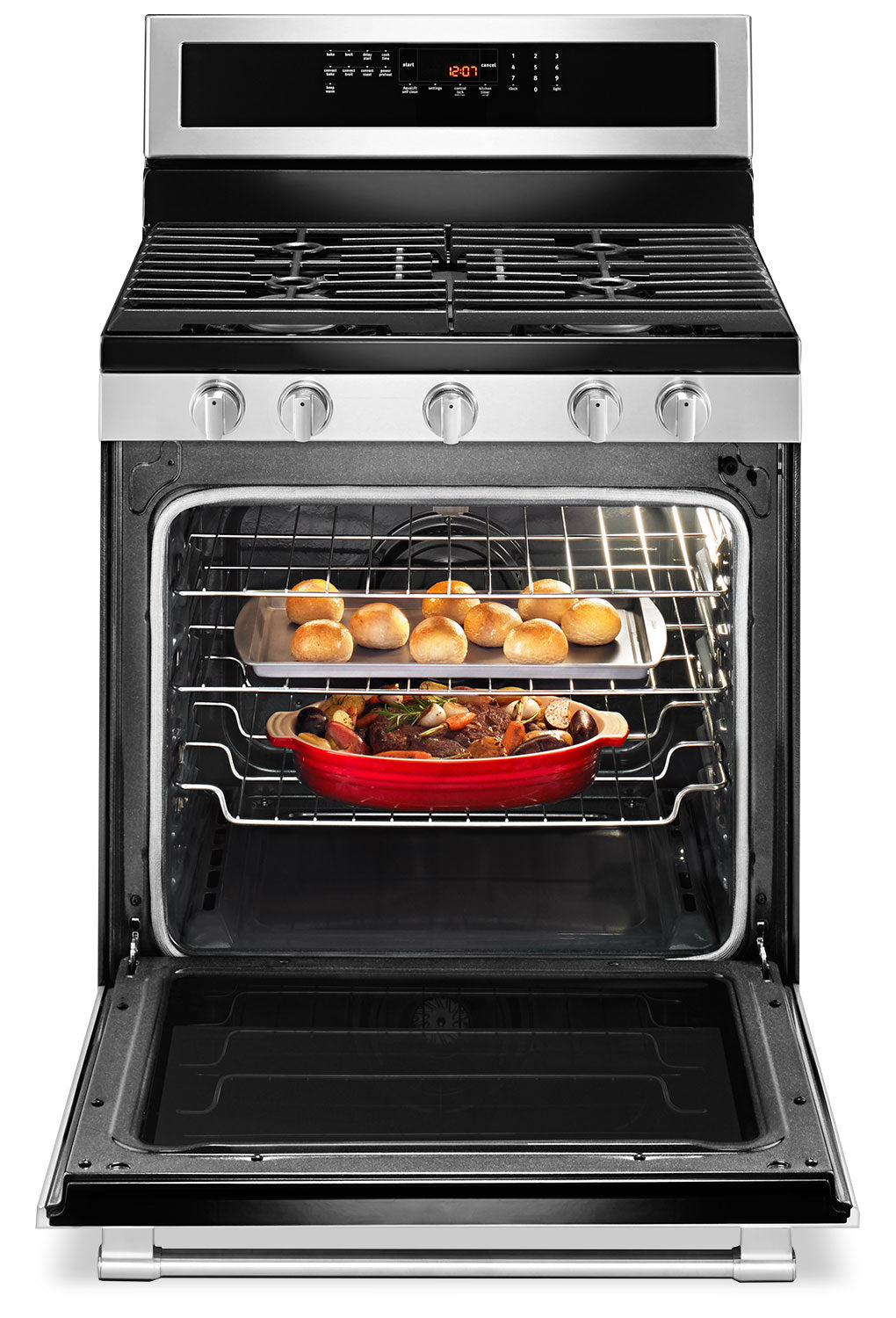 Maytag 5.8 Cu. Ft. Gas Range with AquaLift® and SelfClean Finger