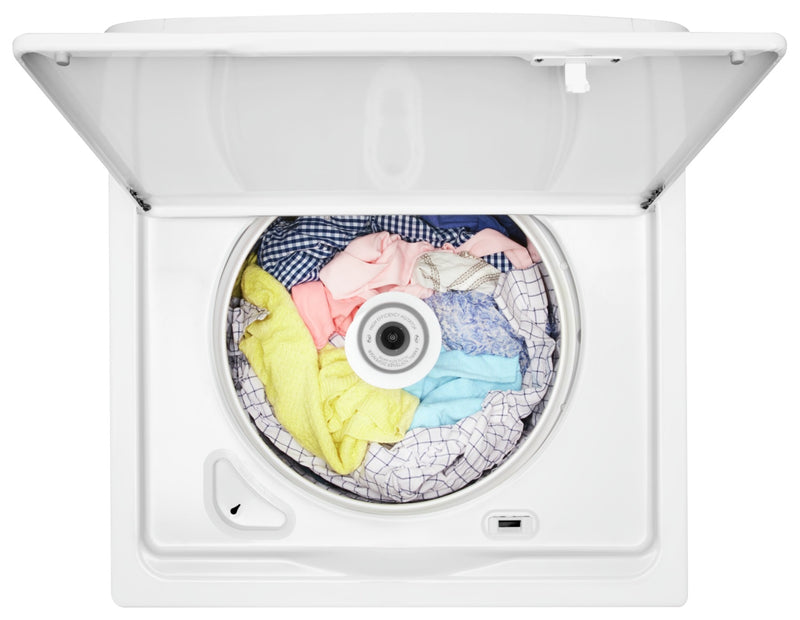 Whirlpool 4.4 Cu. Ft. I.E.C. Top-Load Washer and 7.0 Cu. Ft. Electric Dryer – White