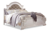 Grace King Bed - Antique White