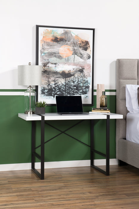 25.25\" Clear Base with Brushed Nickel Table Lamp