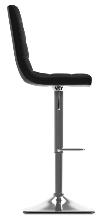 Axel High-Back Adjustable Bar Stool – Black